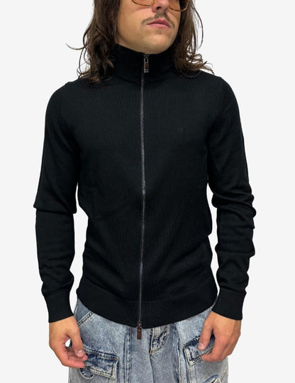 Maglia Calvin Klein in lana merino full zip uomo