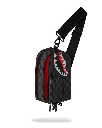 Tracolla Sprayground nero atomic vapor backpack sling