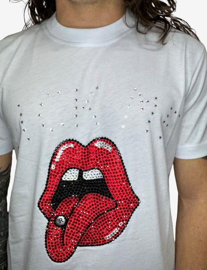 T-Shirt John Richmond "Lick Me" over uomo